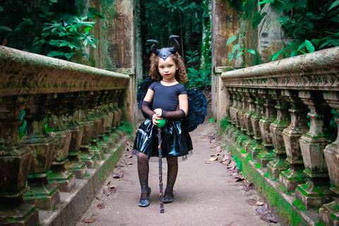 Ensaio fotográfico infantil Malévola Valentina  
Fotografia Wallace Nunes'