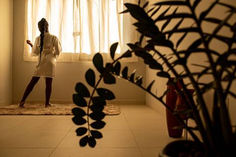 foto da noiva no making of fotografo em cataguases '