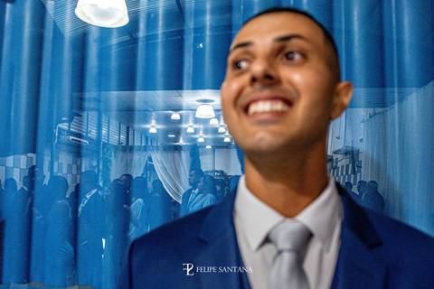 foto reflexo do noivo fotografo de casamento felipe santana'