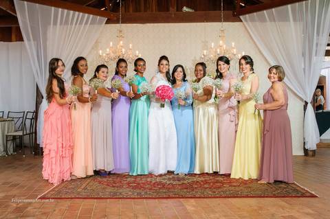 madrinhas em cataguases, noiva, amigas no casamento'