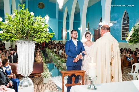 Casamento em Dona Euzébia, igreja grande para casamento em Minas Gerais '