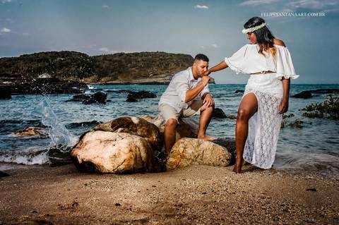 pedido de casamento na praia '