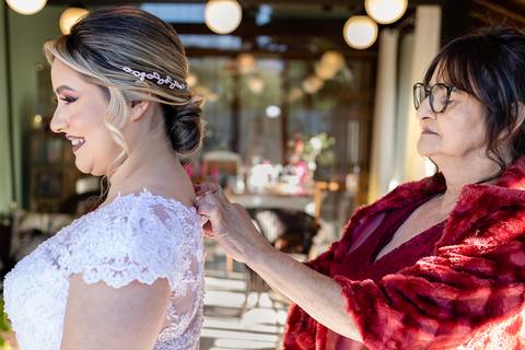 Noiva e mãe da noiva'