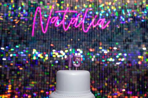 Decoração festa de 15 anos'