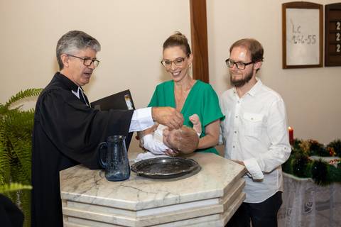 Batizado do Theodoro em Taquara, registrado por Ander Lopes'