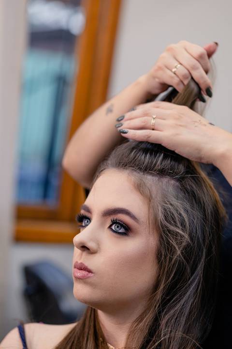 Festa de 15 anos em Taquara, fotógrafo Ander Lopes Fotografia, debutante com making of 2023'