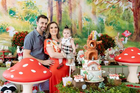 aniversario 01 ano tema bosque'