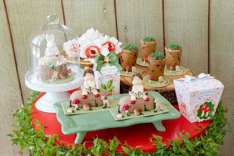 aniversario 01 ano tema bosque detalhe decoração'