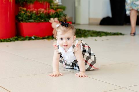 aniversario 01 ano tema bosque menina engatinhando'