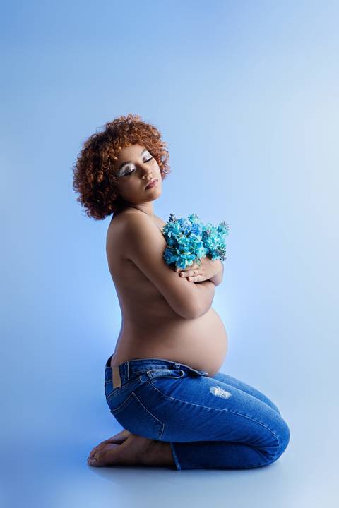 ensaio gestante estudio mogi guaçu artie fotografia infantil maternidade acompanhamento gestação atemporal moderno em estúdio'