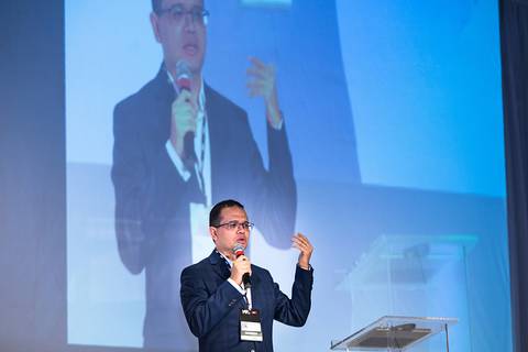 Fotografia Institucional do evento Lidere promovido pela Acil, encontro de gestão, inovação  e liderança.'