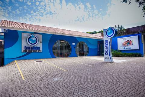 Fotografia de fachada da clínica Casa da Vacina em Maringá Pr.'