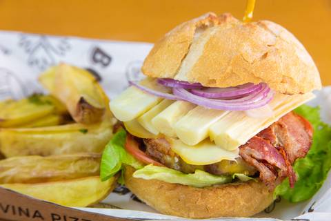 Imagem de hambúrguer em fotografia de comida em Londrina-PR.'