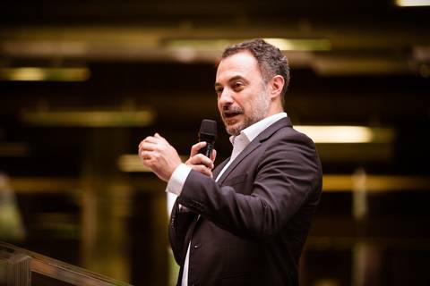 Fotografia de evento corporativo de executivo por fotógrafo de londrina-pr.'