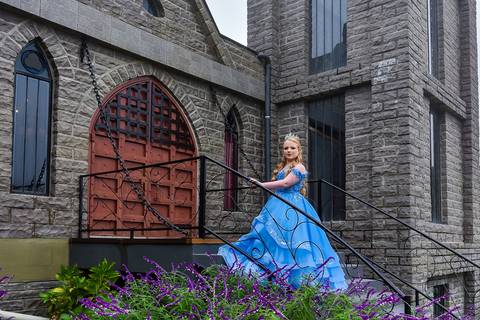 Book de 15 anos em castelo histórico'