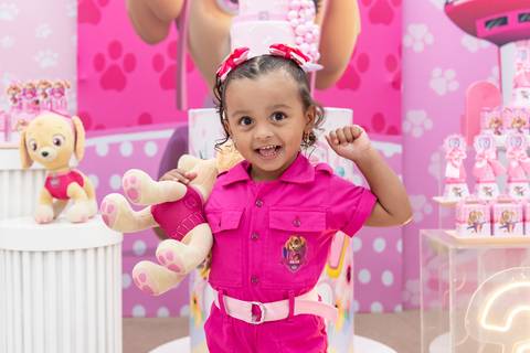 Fotografia de aniversário infantil de 3 anos em Gravataí'