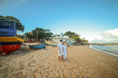 Ensaio romântico na Bahia: Fernanda disse 'sim'! Descubra a surpresa de noivado de Diogo em um cenário paradisíaco.'