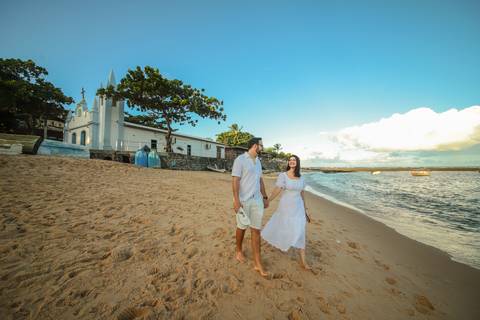Ensaio romântico na Bahia: Fernanda disse 'sim'! Descubra a surpresa de noivado de Diogo em um cenário paradisíaco.'