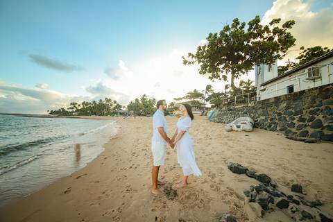Ensaio romântico na Bahia: Fernanda disse 'sim'! Descubra a surpresa de noivado de Diogo em um cenário paradisíaco.'