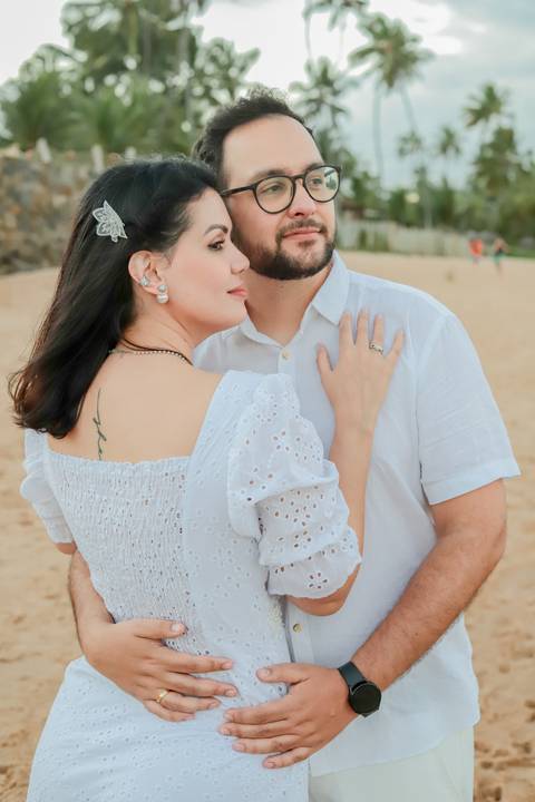 Amor à beira-mar: Diogo pede Fernanda em casamento em um cenário deslumbrante. Fotos que capturam a magia do momento. Praia do Forte-Ba, Foto da Hora por Waldyr Lantyer'