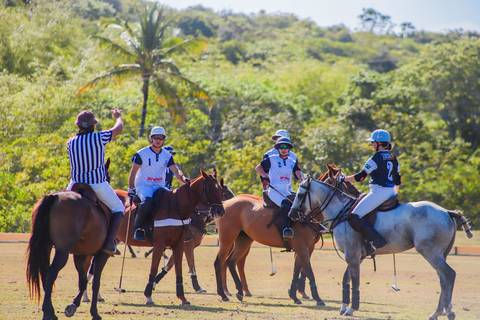 Polo, o esporte equestre que combina velocidade e estratégia. Confira as fotos das emocionantes partidas do V Torneio Polomar no Polo Club, Praia do Forte.'