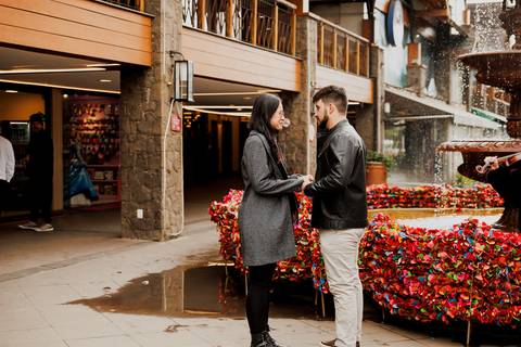 Pedido de casamento em gramado fonte do amor eterno gramadobook ensaio fotos barato prime gourmet fotografo noivado'