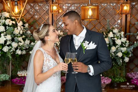 recepção do casamento no espaço Fleming na Pampulha bh'