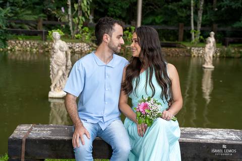 Fotografia de pre casamento em Betim no espaço sancturiam em Betim com fotos o fotógrafo de Betim Israel lemos'