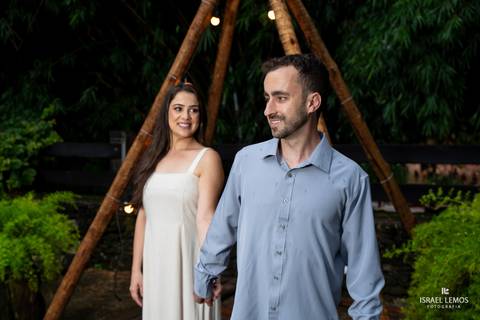 Fotografia de pre casamento em Betim no espaço sancturiam em Betim com fotos o fotógrafo de Betim Israel lemos'