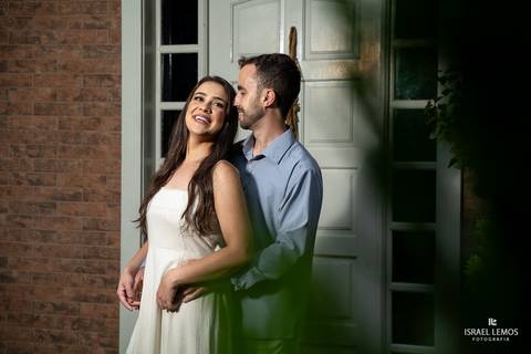 Fotografia de pre casamento em Betim no espaço sancturiam em Betim com fotos o fotógrafo de Betim Israel lemos'
