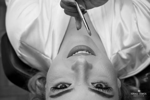 Maquiagem de noiva em Pitangui com fotos do fotografo Israel lemos pitangui'