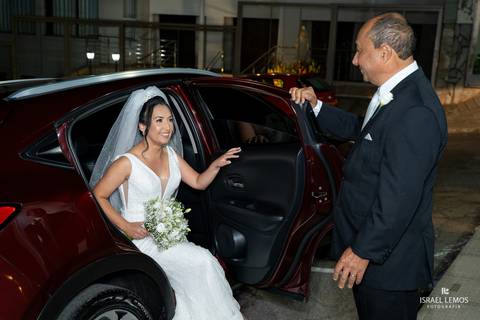 Fernanda com seu pai Donizete de Macario '