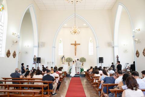 casamento lindo na igreja Paróquia São Carlos Borromeu'