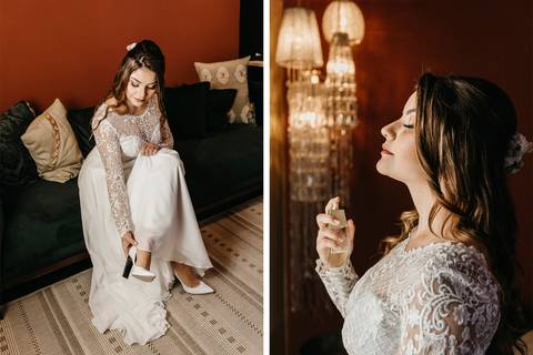 elopement wedding casamento a dois em sao paulo sitio sao jorge sao bernardo do campo votos noivos fotografo de casamento de dia diurno decoracao rustica paleta verde e branca casamento buque da noiva '