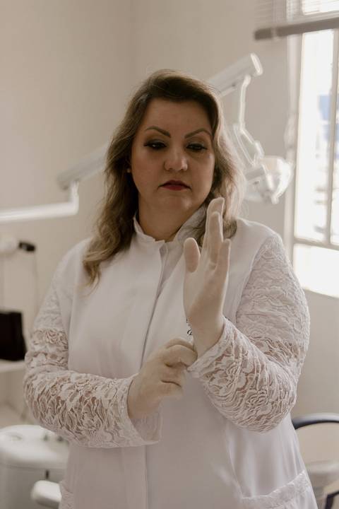 ensaio profissional dentista'