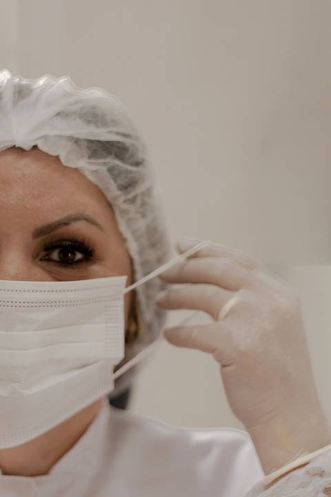 foto criativa dentista'