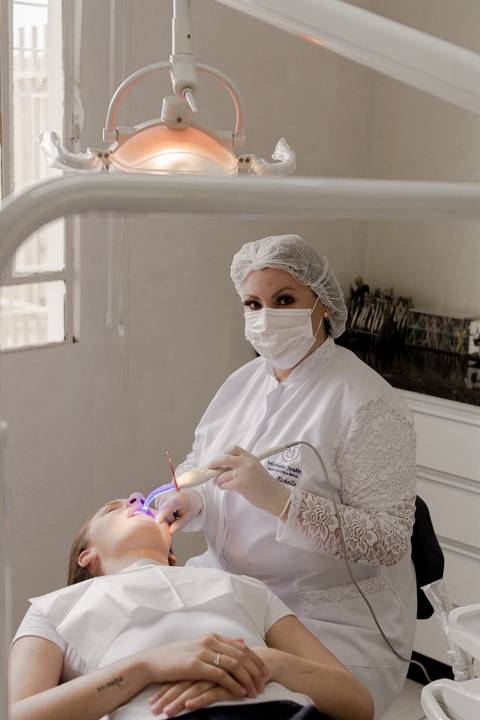 foto criativa dentista'