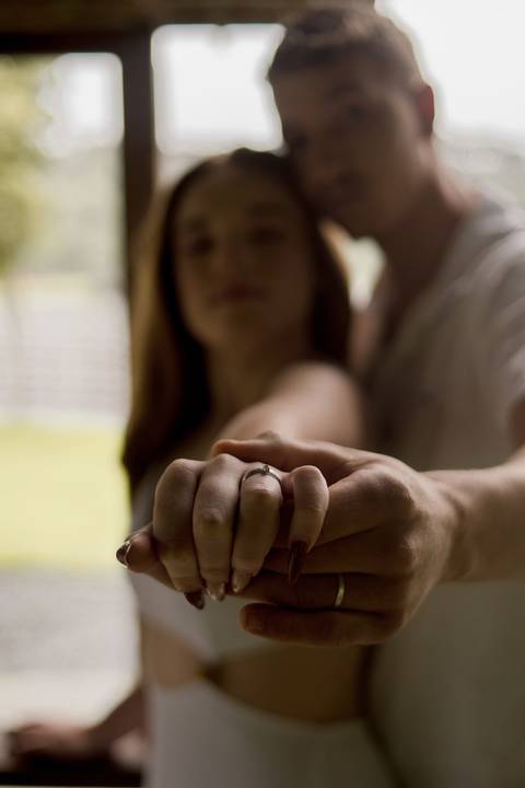 ensaio casal parque lago azul'