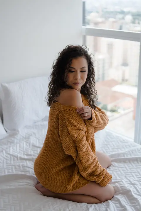 ensaio boudoir de aniversário'