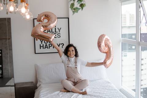 ensaio feminino de aniversário'