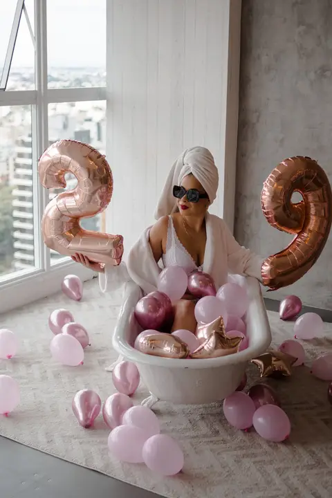 ensaio feminino de aniversário'