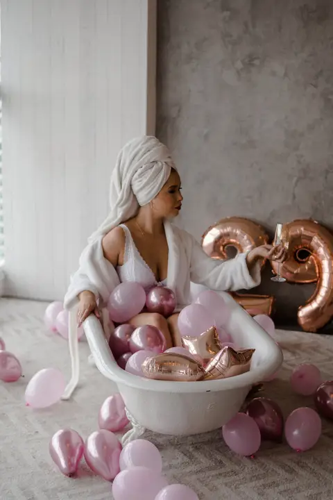 ensaio feminino de aniversário'