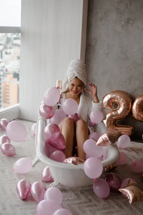 ensaio feminino de aniversário'