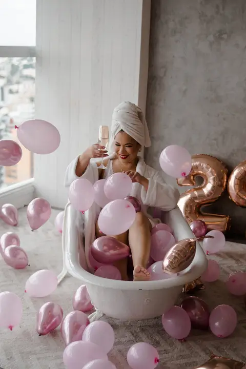 ensaio feminino de aniversário'