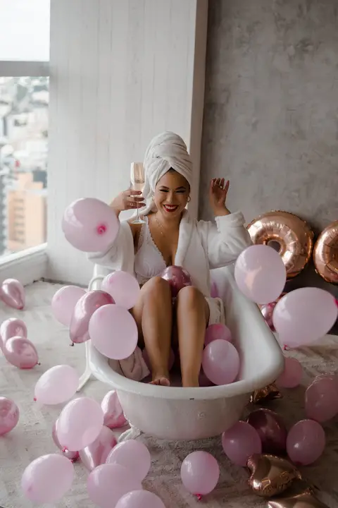 ensaio feminino de aniversário'