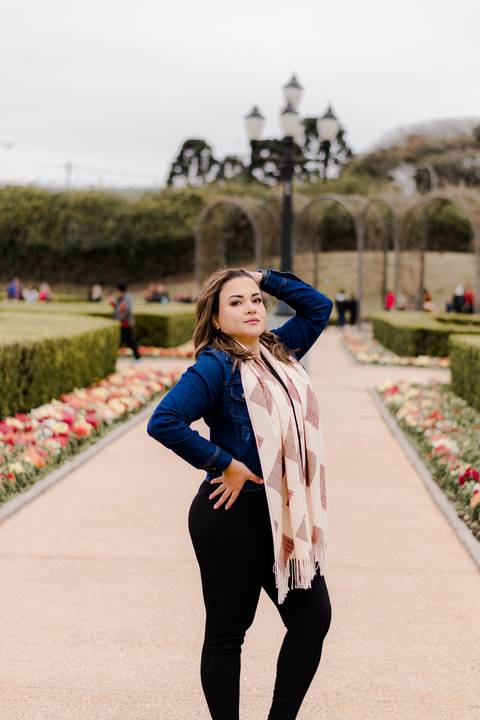 ensaio feminino jardim botânico curitiba'