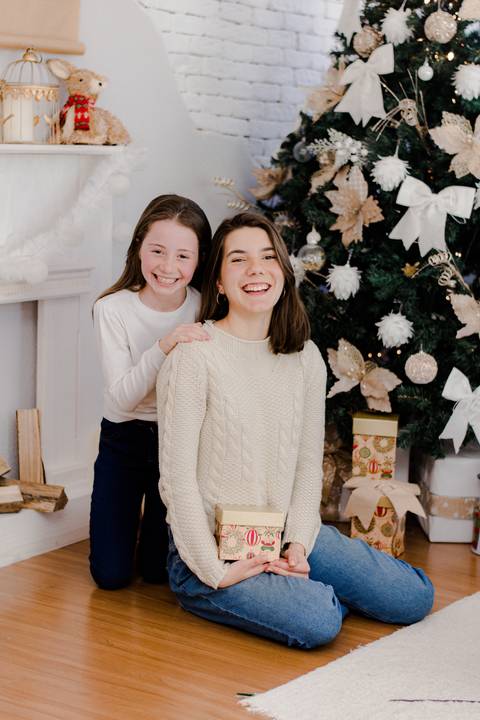 ensaio de natal familia'