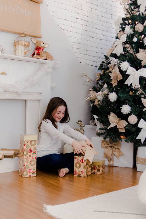 ensaio de natal infantil'