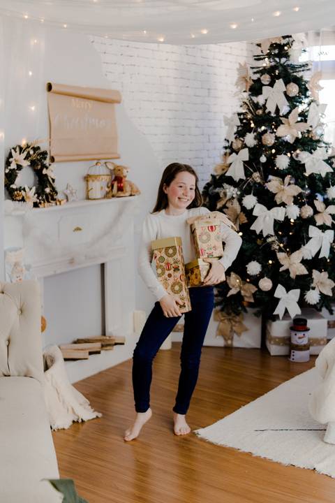 ensaio de natal infantil'