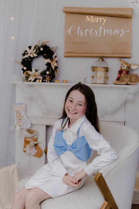 ensaio de natal infantil'